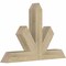 Ekena Millwork Saratoga Rough Sawn Timber Gable Bracket, Douglas Fir, 36"W x 24"H x 4"D x 4"F, 16/12 Pitch GBW036X24X0404SAR00RDF - alternate 5